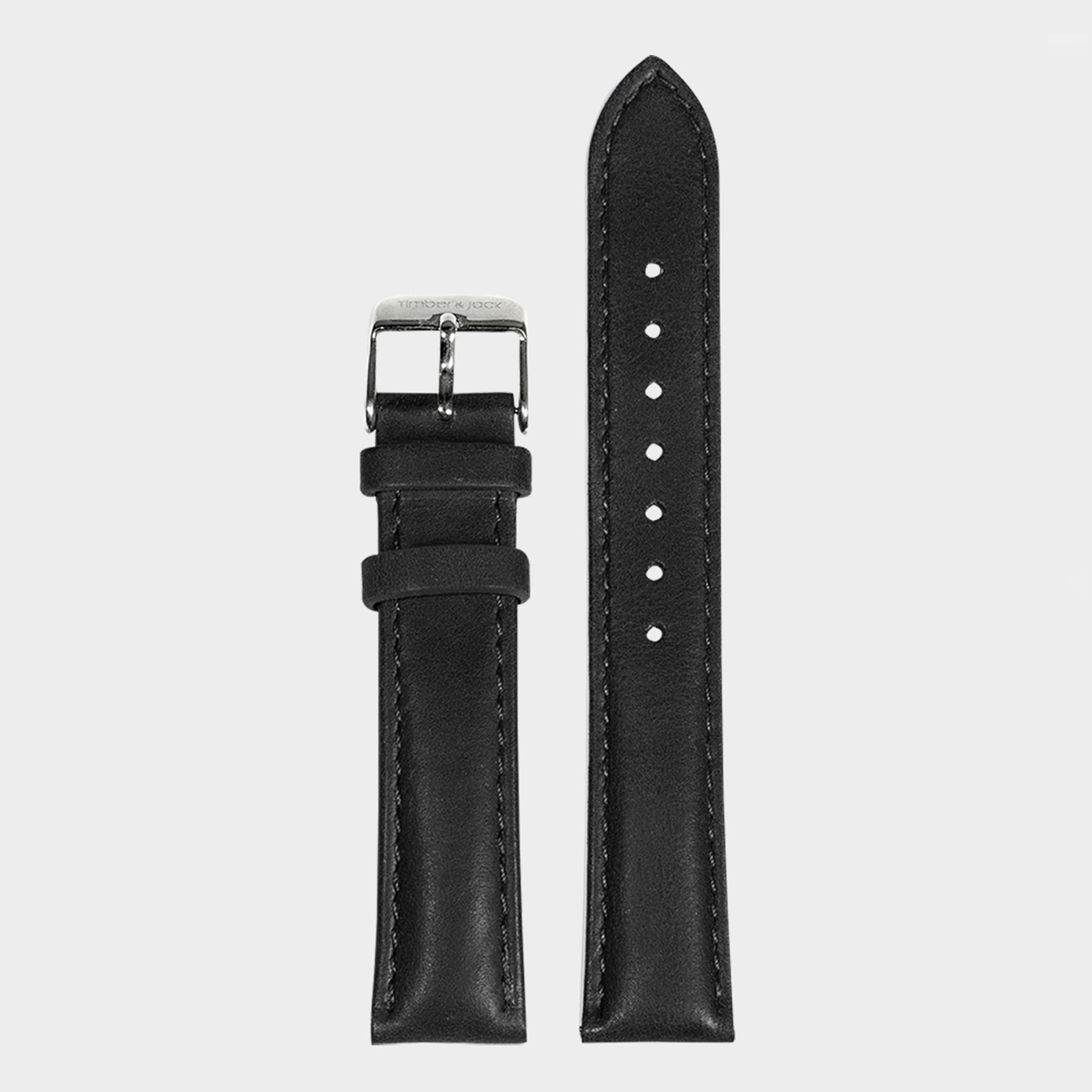 Leather Strap - black | 18mm