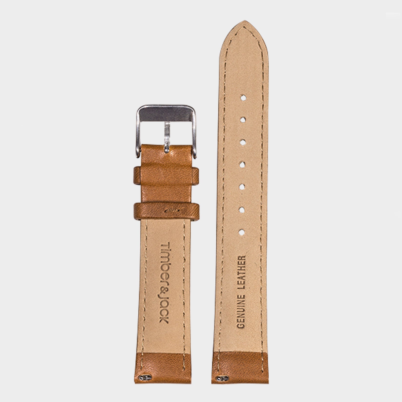 Leather Strap - medium brown | 18mm